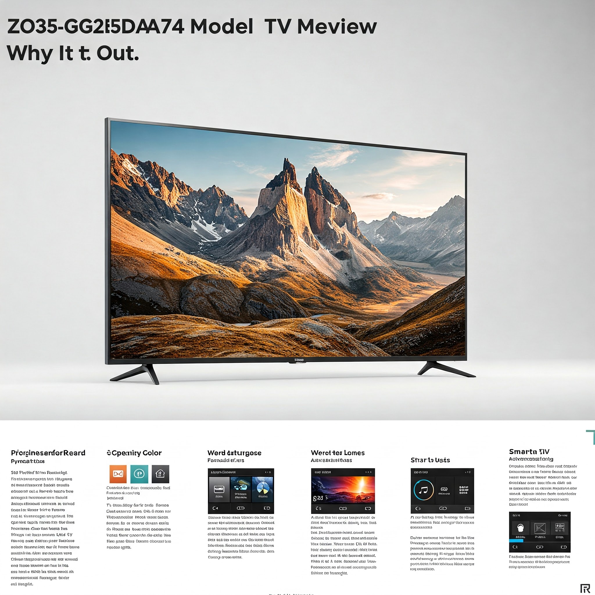 ZO35-G25DA74 Model TV